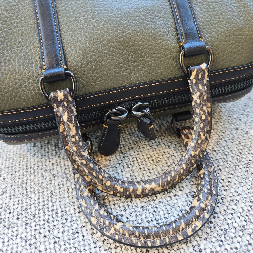 ❤️SOLD❤️ Coach Ruby Satchel 25 in Colorblock - Picture 6 of 16